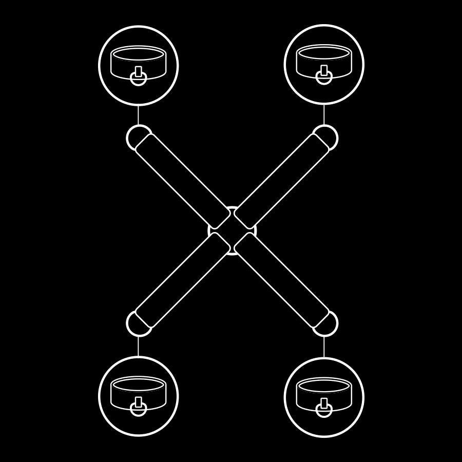 FETISH SUBMISSIVE - UNION DE MENOTTES EN CUIR VÉGAN FETISH SUBMISSIVE BONDAGE