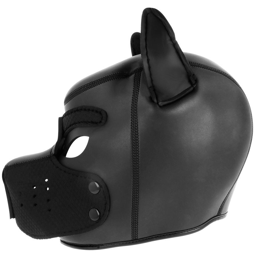 DARKNESS - MASQUE POUR CHIEN EN NÉOPRÈNE AVEC MUSEAU AMOVIBLE M DARKNESS BONDAGE