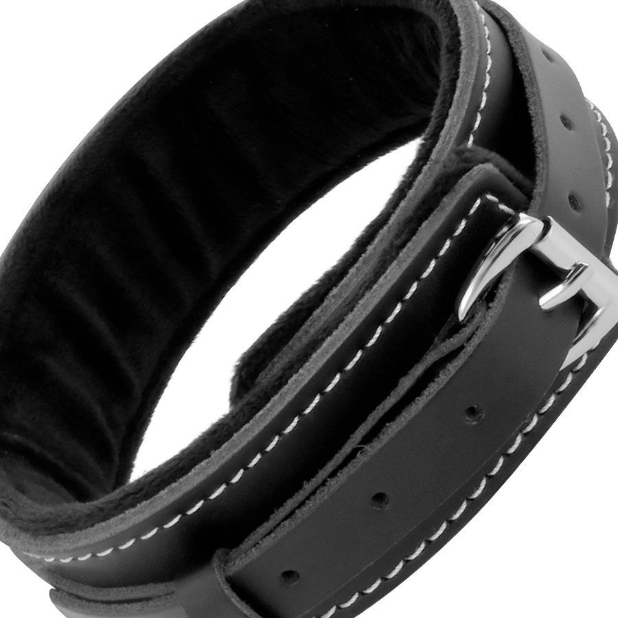 DARKNESS - COLLIER EN CUIR DE HAUTE QUALITÉ AVEC LAISSE DARKNESS BONDAGE