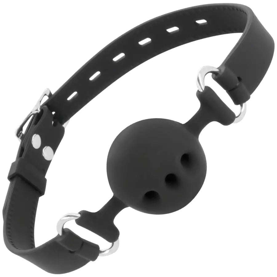 DARKNESS - BTON EN SILICONE RESPIRANT NOIR DARKNESS BONDAGE