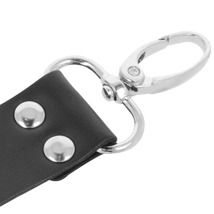DARKNESS - MENOTTES EN CUIR POUR PIEDS ET MAINS NOIR DARKNESS BONDAGE
