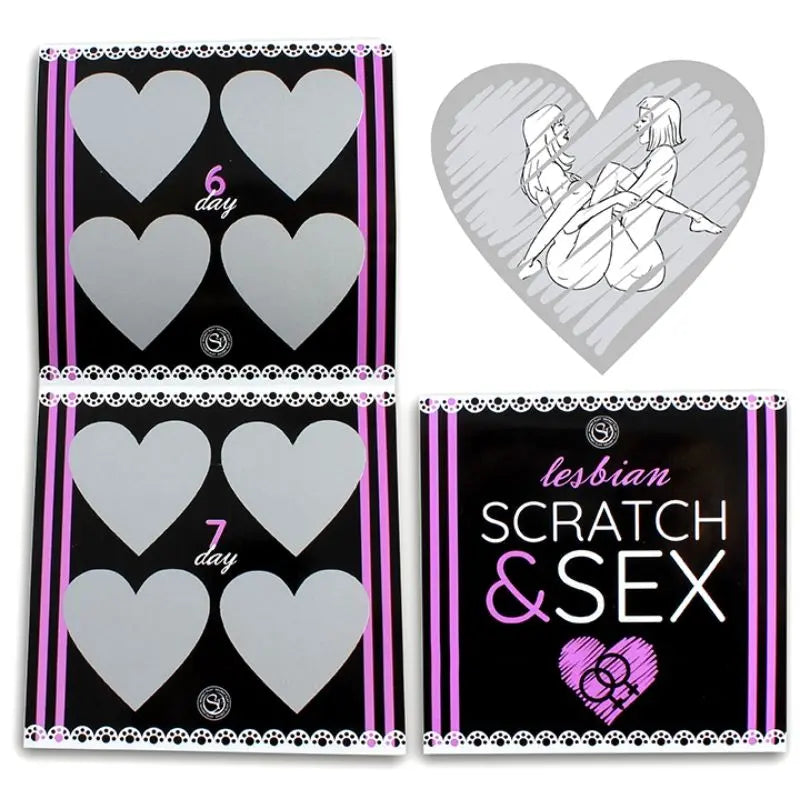 SECRETPLAY - JEU DE SCRATCH ET DE SEXE POUR COUPLES POSITIONS LESBIENNES (ES/EN/FR/PT/DE) SECRETPLAY 100% GAMES