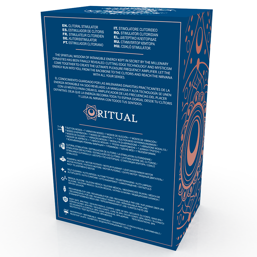 RITHUAL - SHUSHU 2.0 NOUVELLE GÉNÉRATION CLITORAL AQUA RITHUAL