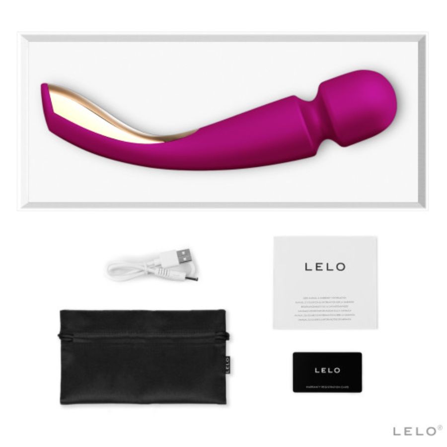 LELO Smart Wand 2 – Baguette de massage – Bordeaux LELO