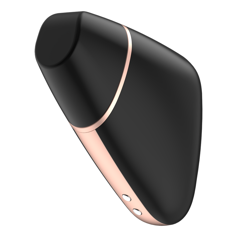 SATISFYER - STIMULATEUR ET VIBRATEUR AIR LOVE TRIANGLE NOIR SATISFYER CONNECT