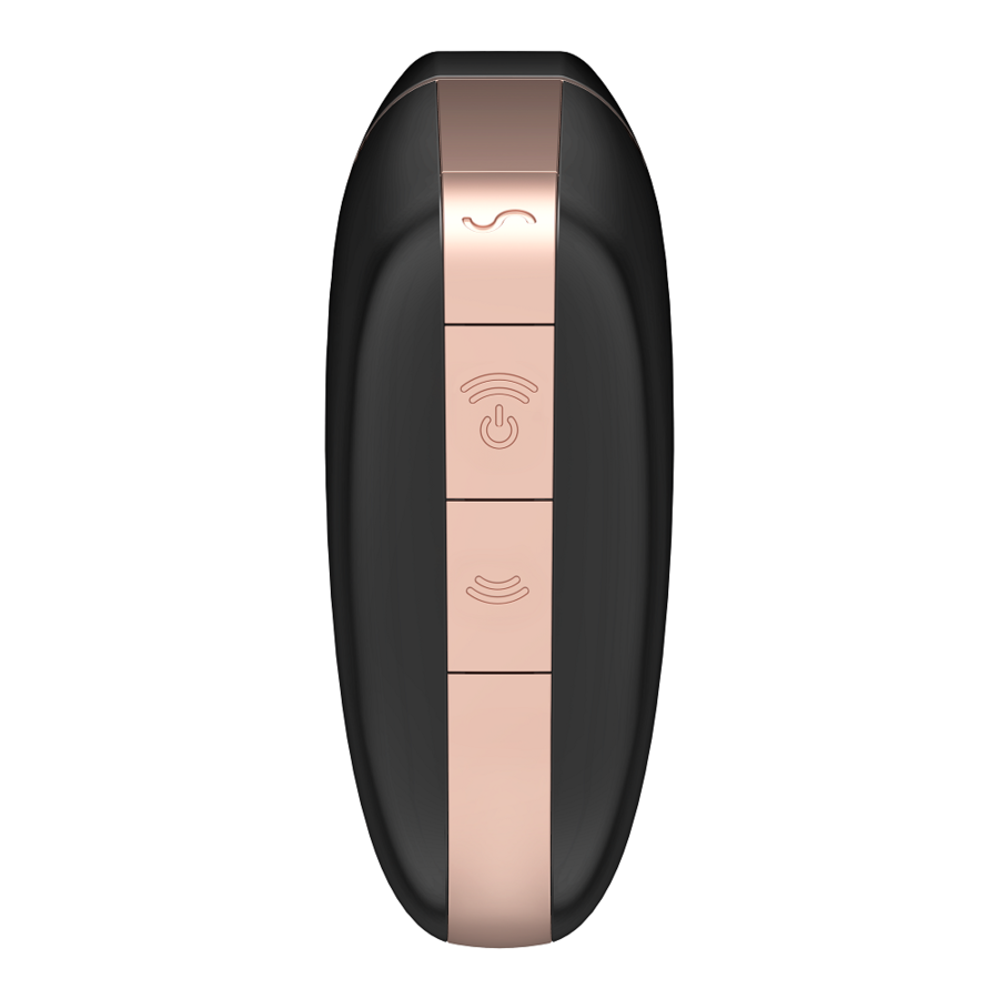 SATISFYER - STIMULATEUR ET VIBRATEUR AIR LOVE TRIANGLE NOIR SATISFYER CONNECT