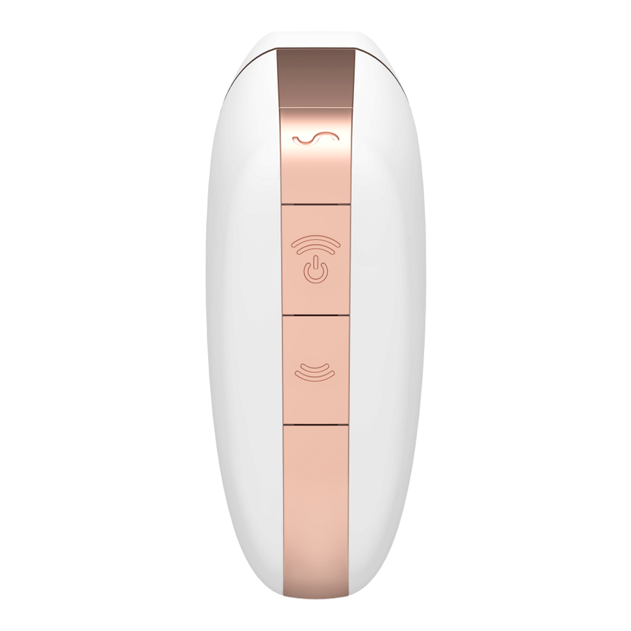 SATISFYER - STIMULATEUR ET VIBRATEUR AIR LOVE TRIANGLE BLANC SATISFYER CONNECT