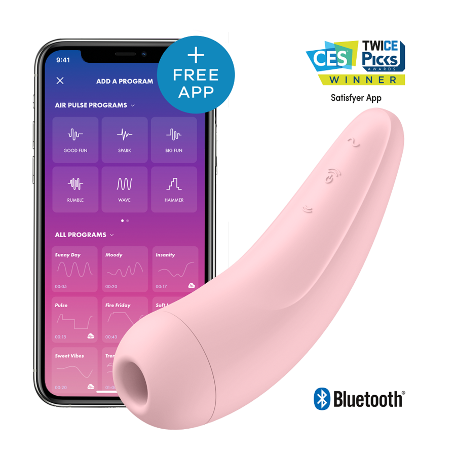 SATISFYER - CURVY 2 + ROSE SATISFYER CONNECT