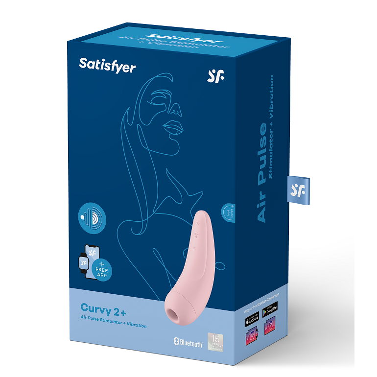 SATISFYER - CURVY 2 + ROSE SATISFYER CONNECT