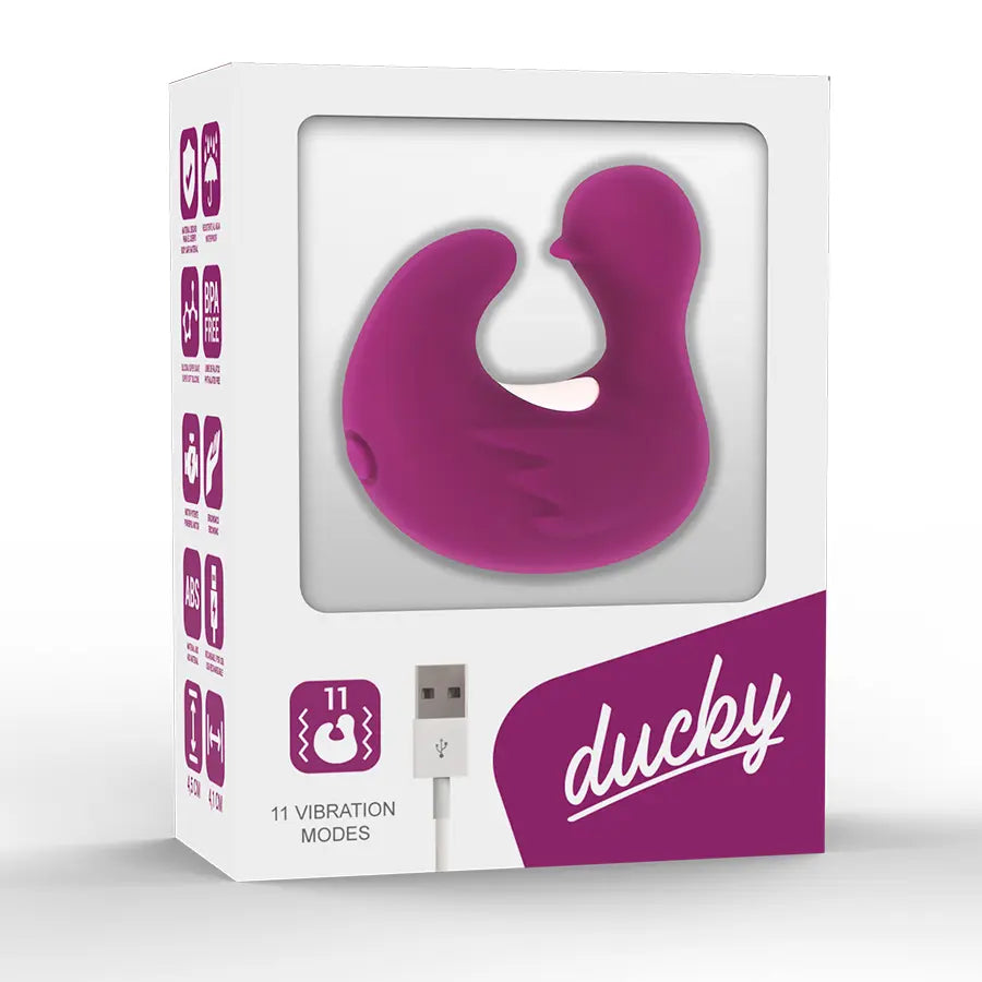 COVERME - DÉ À DÉS À CANARD RECHARGEABLE EN SILICONE STIMULANT DUCKYMANIA COVERME