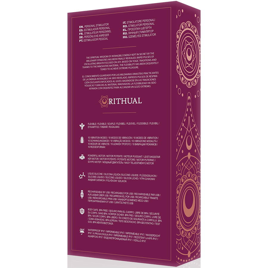 RITHUAL - STIMULATEUR KRIYA RECHARGEABLE ORCHIDÉE G-POINT RITHUAL