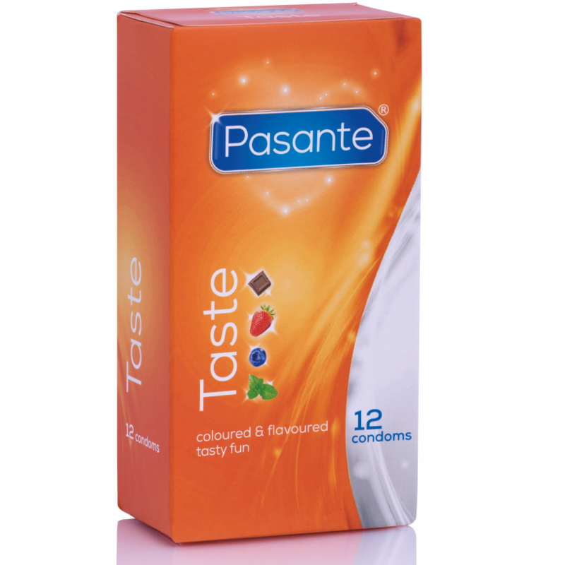 PASANTE - PAR PRÉSERVATIFS SAVEURS 12 UNITÉS PASANTE