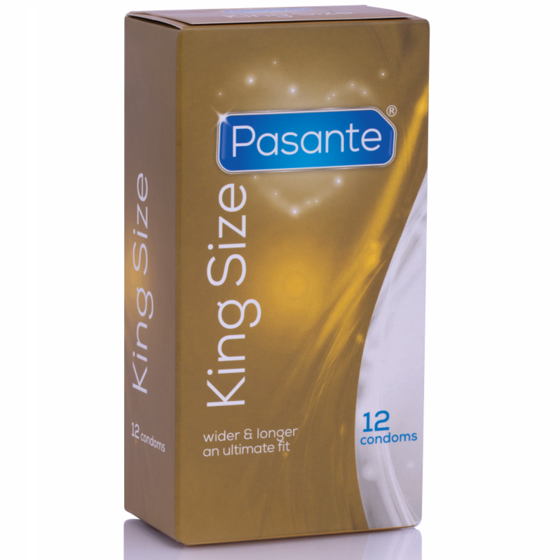 PASANTE - LES PRÉSERVATIFS KING MS LONG ET LARGEUR 12 UNITÉS PASANTE