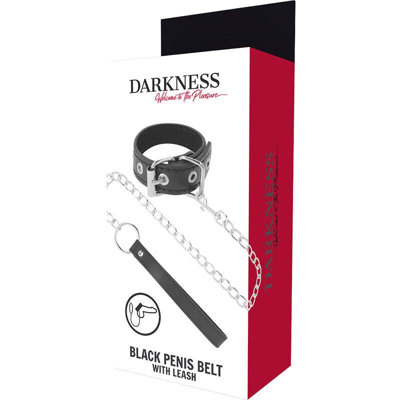 DARKNESS - ANNEAU PÉNIS AVEC SANGLE DARKNESS BONDAGE