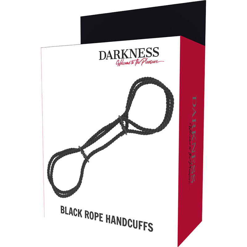 DARKNESS - MENOTTES EN CORDE OU MENOTTES DE CHEVILLE 100% COTON DARKNESS BONDAGE