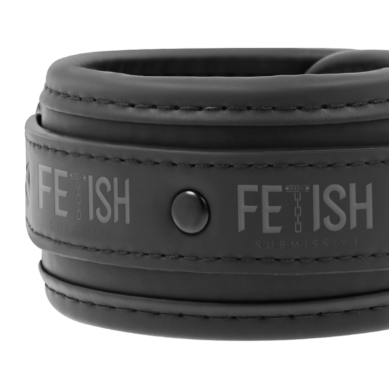 FETISH SUBMISSIVE - POSITION JAMBES OUVERTES AVEC MENOTTES DOUBLÉES EN NOPRÈNE FETISH SUBMISSIVE BONDAGE