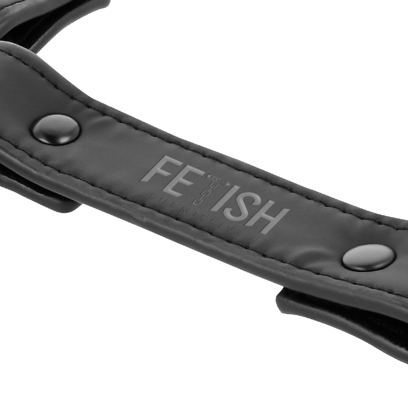 FETISH SUBMISSIVE - UNION DE MENOTTES EN CUIR VÉGAN FETISH SUBMISSIVE BONDAGE