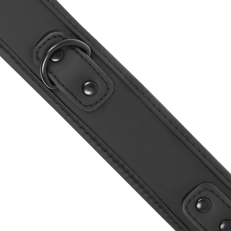 FETISH SUBMISSIVE - COLLIER CHAÎNE DOUBLURE EN NOPRÈNE FETISH SUBMISSIVE BONDAGE
