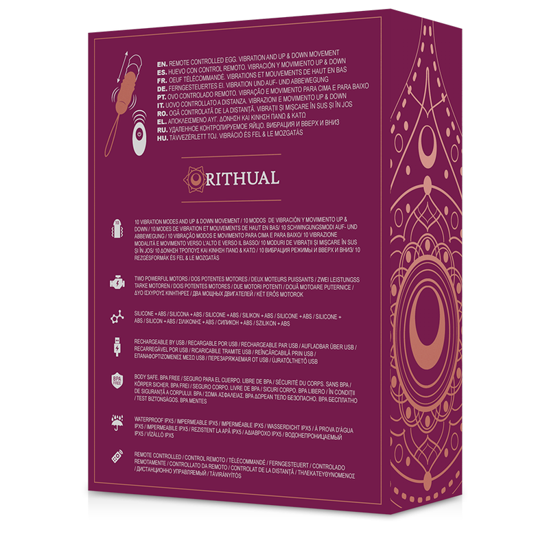 RITHUAL - REVA EGG TÉLÉCOMMANDE UP&DOWN + VIBRATION RITHUAL