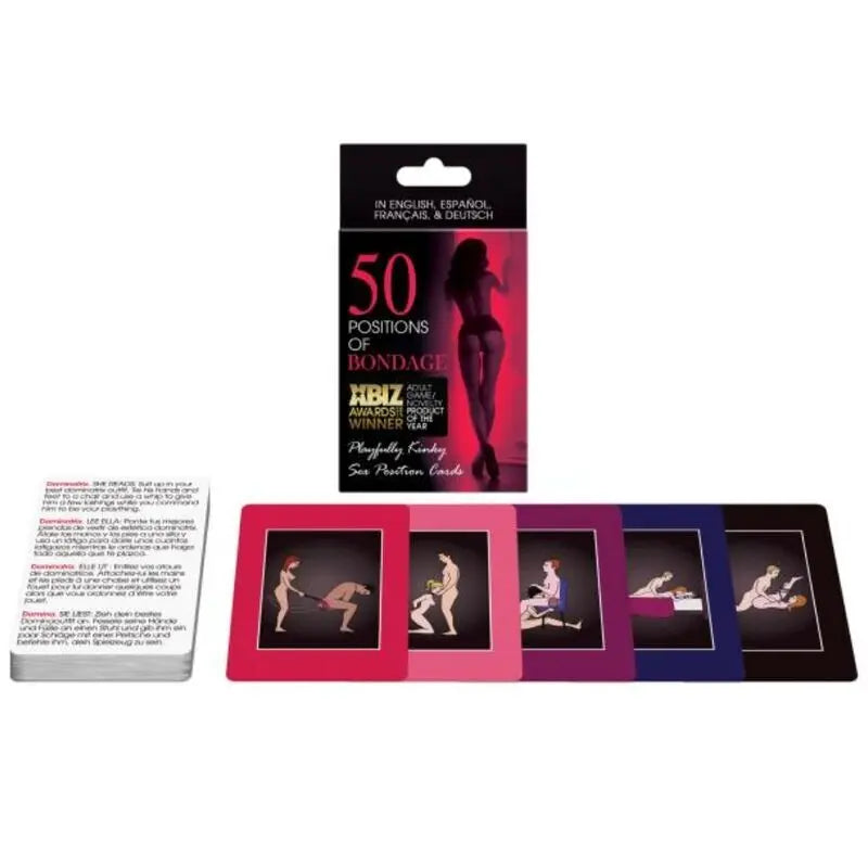 KHEPER GAMES - 50 POSITIONS DE CARTES BONDAGE KHEPER GAMES