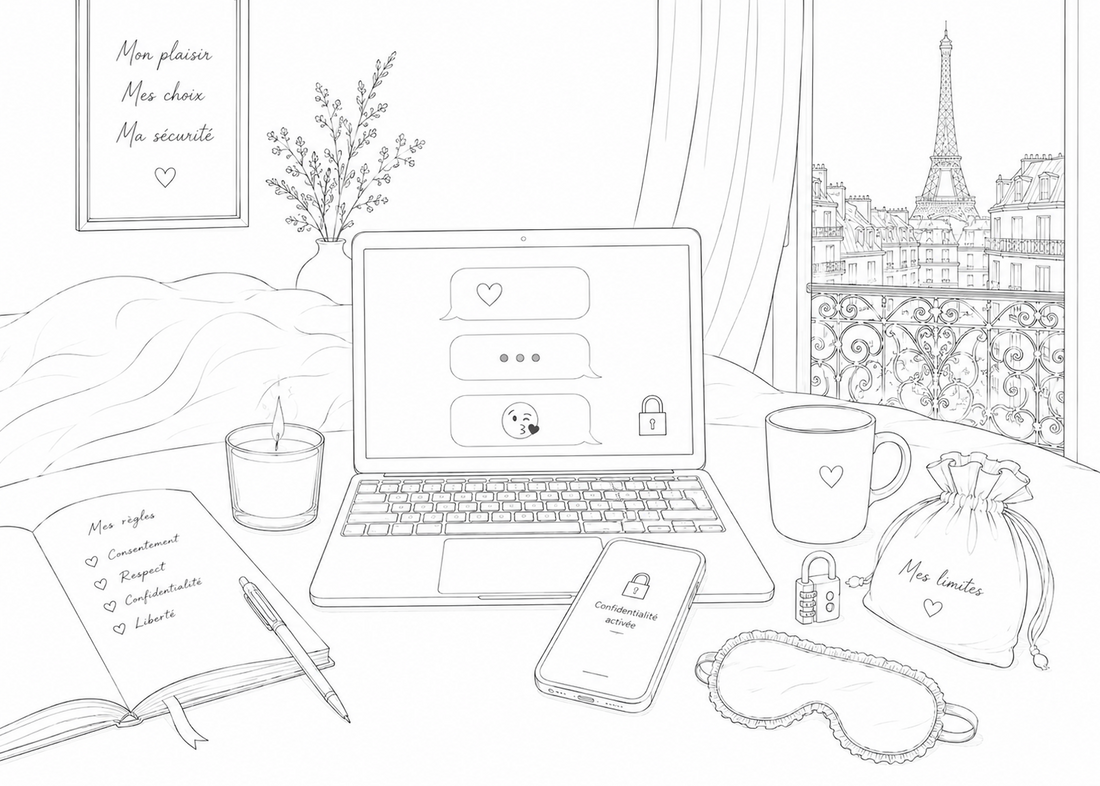 Sexualité en ligne : consentement, confidentialité et sécurité, illustration SoPigalle