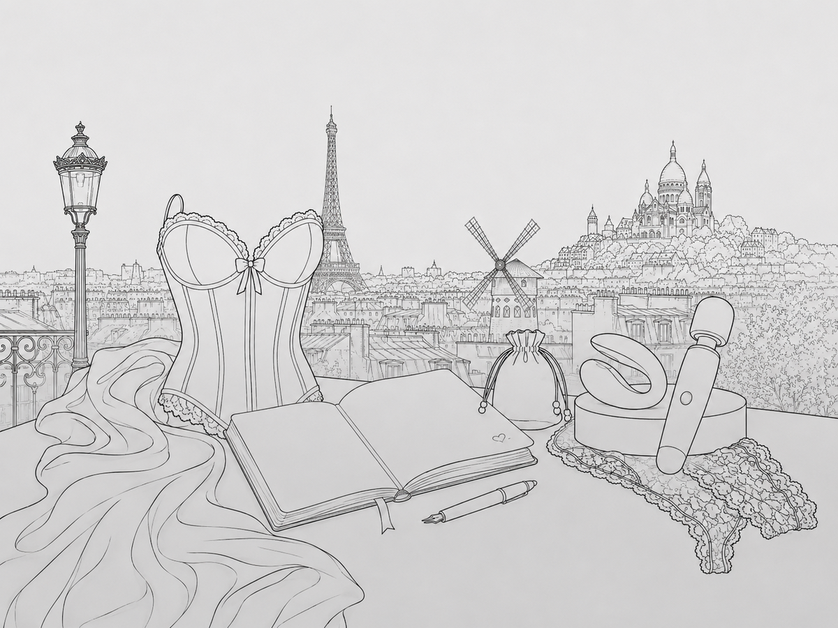 Sexualité positive et désir : univers SoPigalle à Paris en noir et blanc