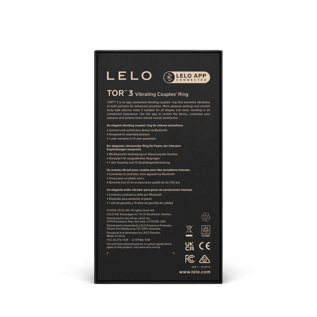 LELO TOR 3 noir