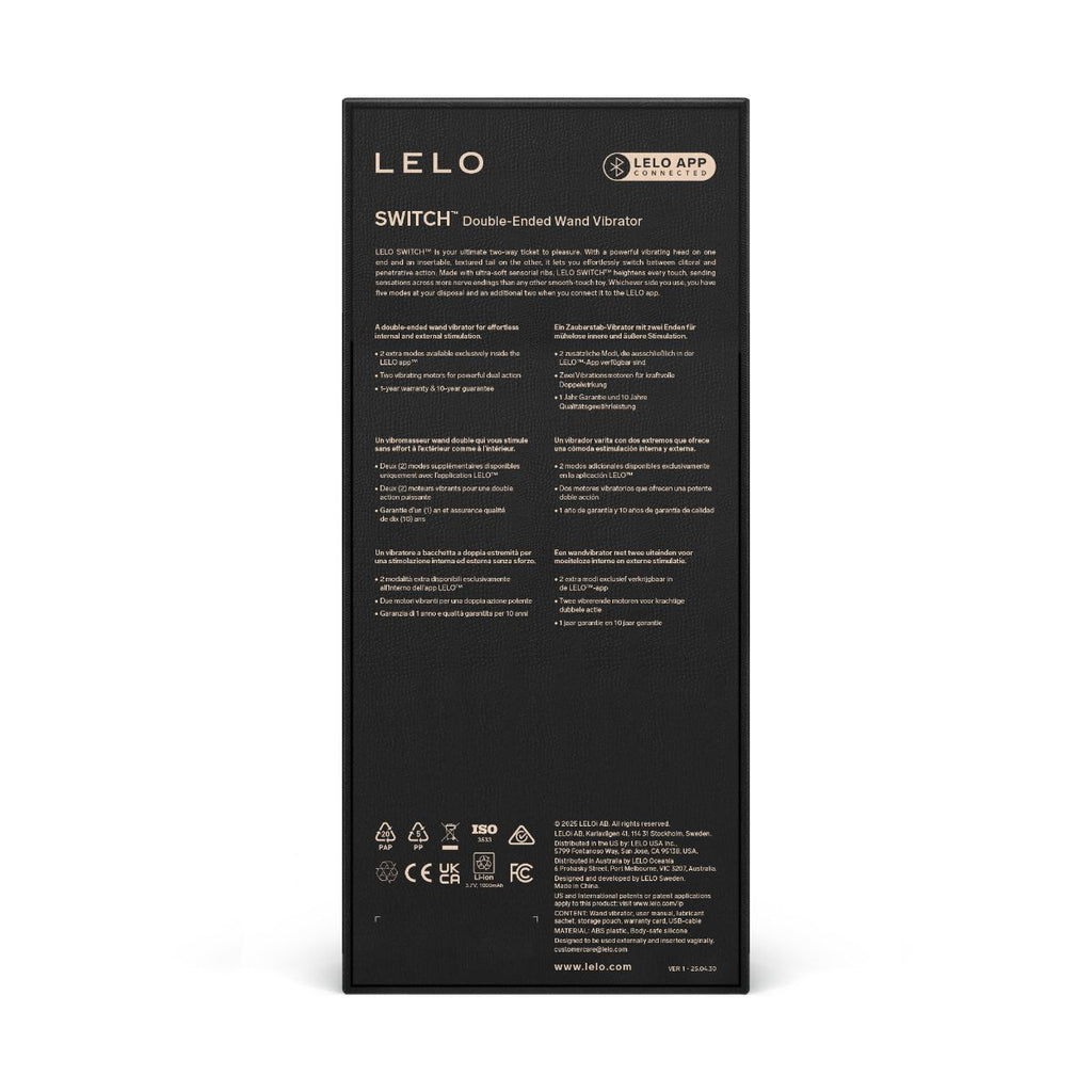 LELO Switch aqua — vibromasseur double, vue 12