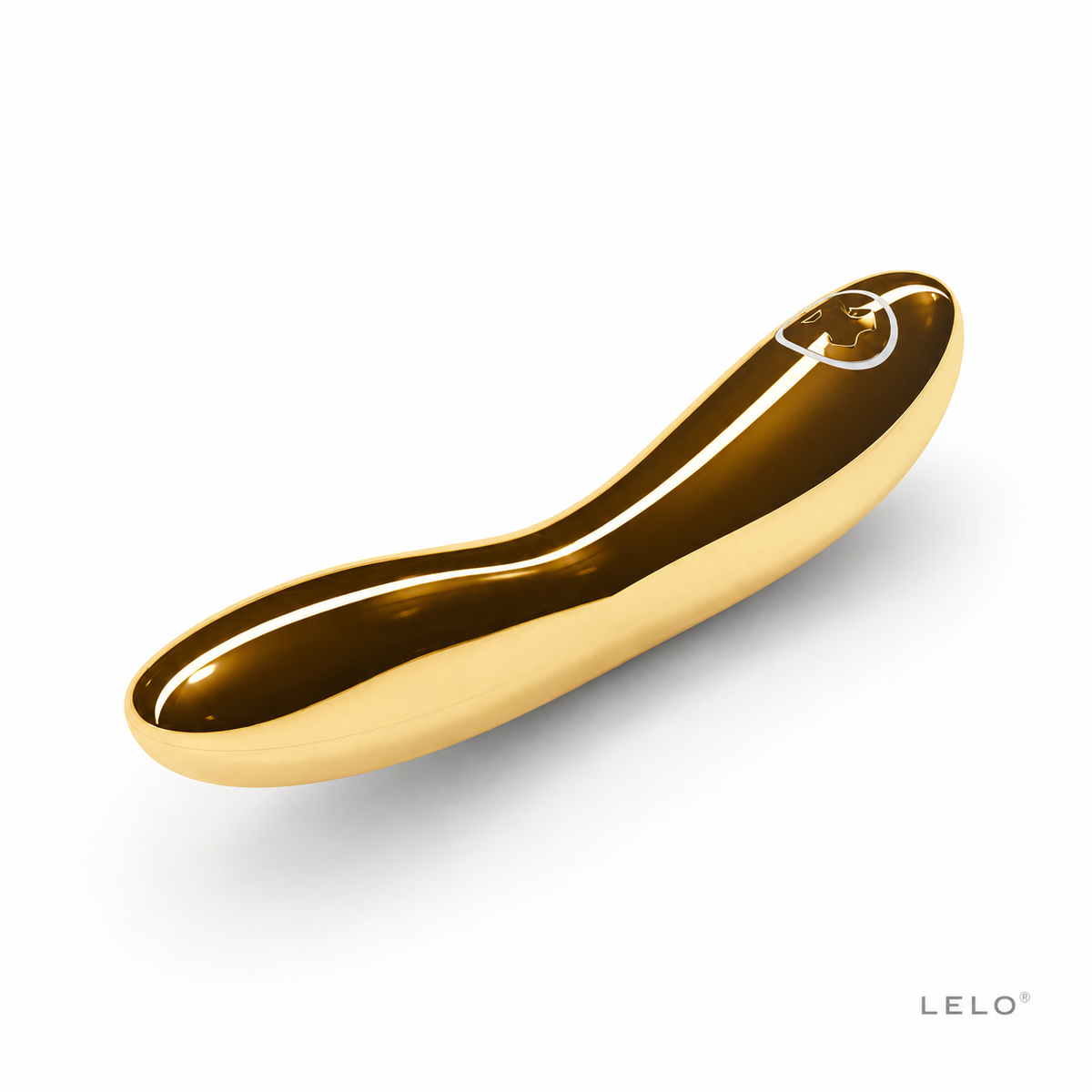 Vibromasseur de luxe LELO INEZ en or 24 carats à corps métallique poli