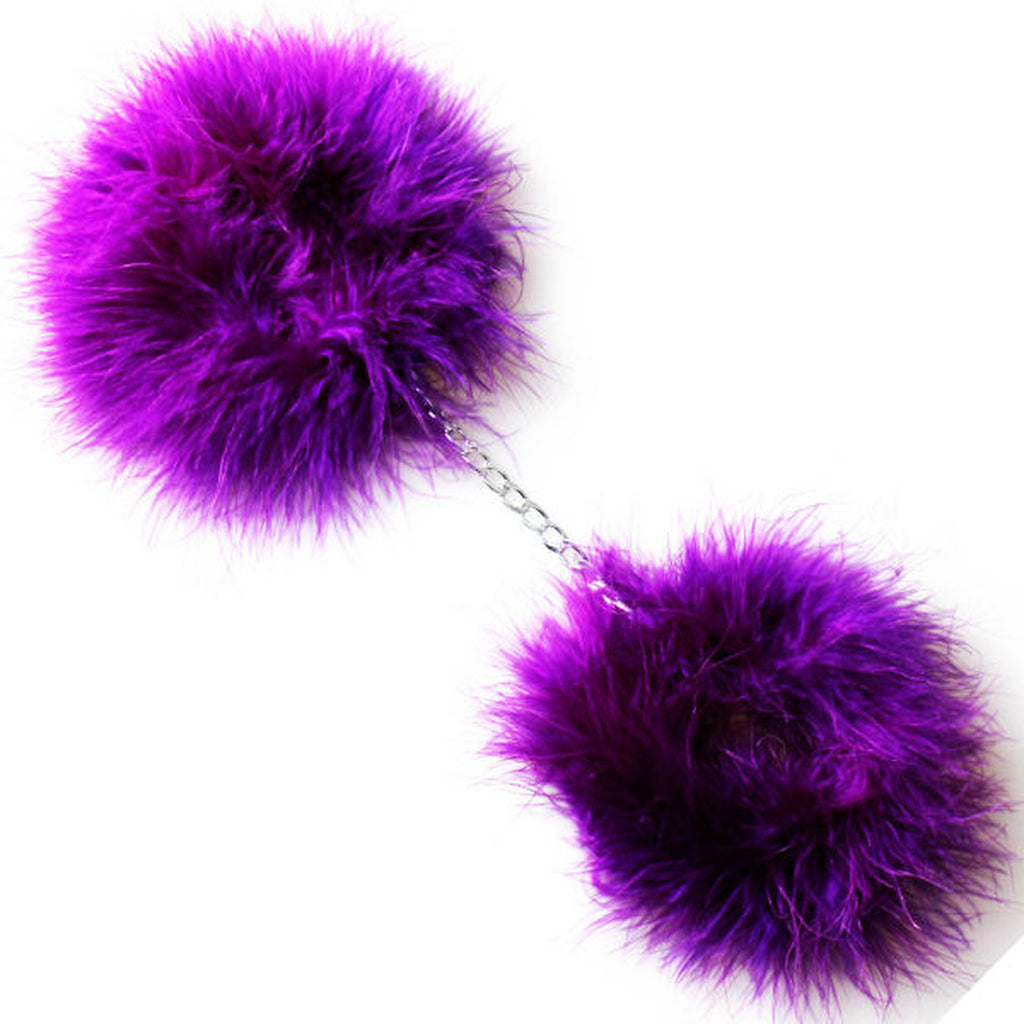 SECRETPLAY - MENOTTES MARABOU VIOLET SECRETPLAY 100% FETISH