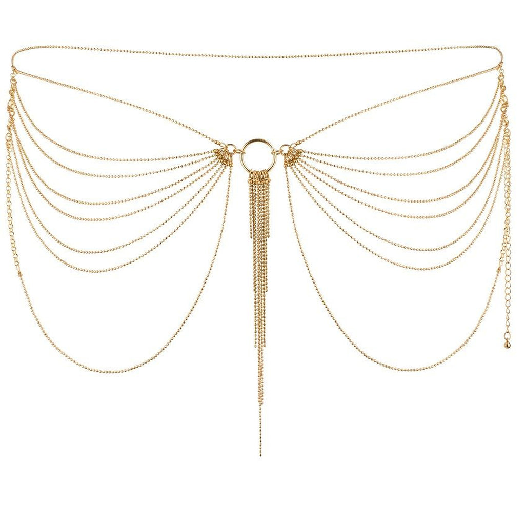 BIJOUX - MAGNIFIQUE BIJOU CHAÎNE MÉTAL POUR TAILLE DORÉE BIJOUX MAGNIFIQUE