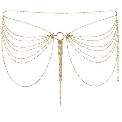 BIJOUX - MAGNIFIQUE BIJOU CHAÎNE MÉTAL POUR TAILLE DORÉE BIJOUX MAGNIFIQUE