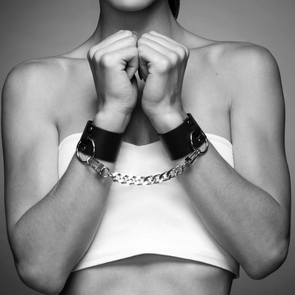 BIJOUX INDISCRETS MAZE - MANCHETTES LARGES NOIR BIJOUX MAZE