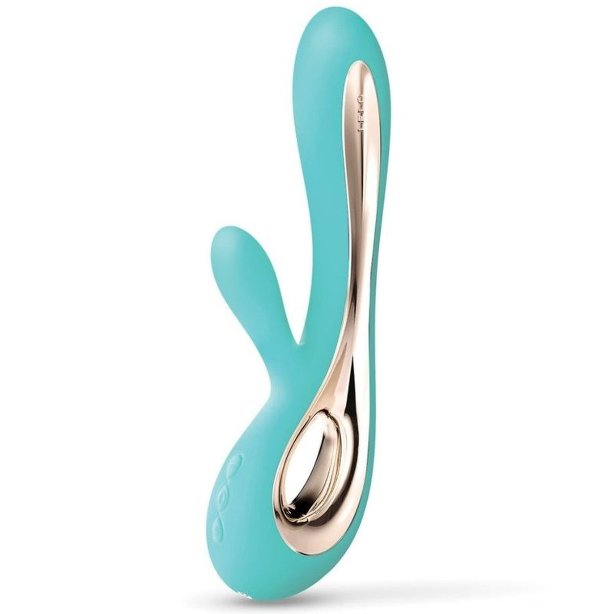 Vibromasseur rabbit LELO Soraya 2 bleu à deux moteurs indépendants