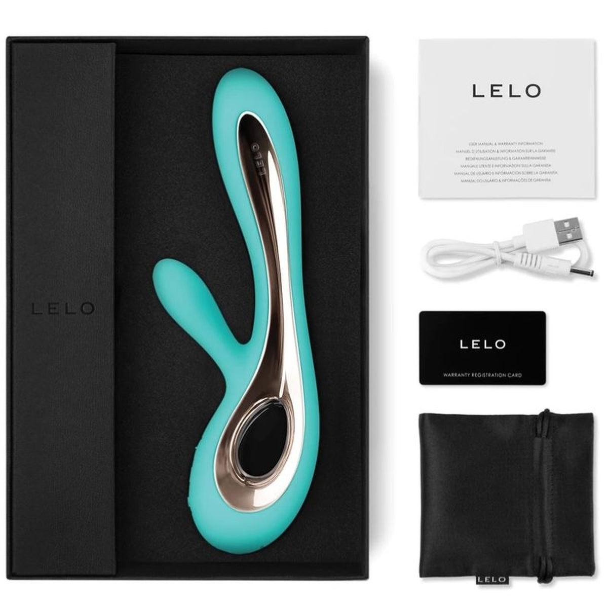 LELO Soraya 2 - Rabbit vibrant - Bleu - photo produit 2