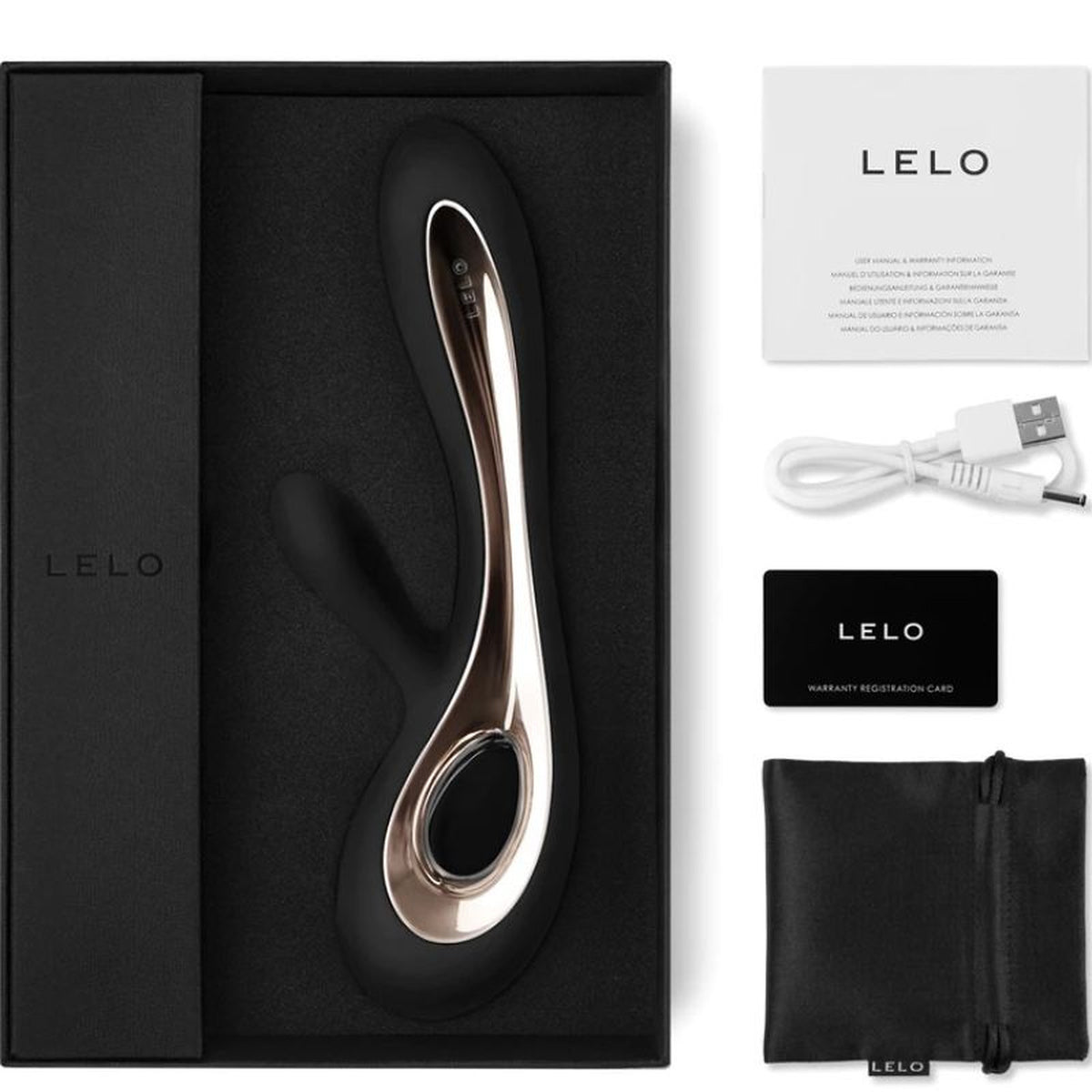 LELO Soraya 2 - Rabbit vibrant - Noir - photo produit 2