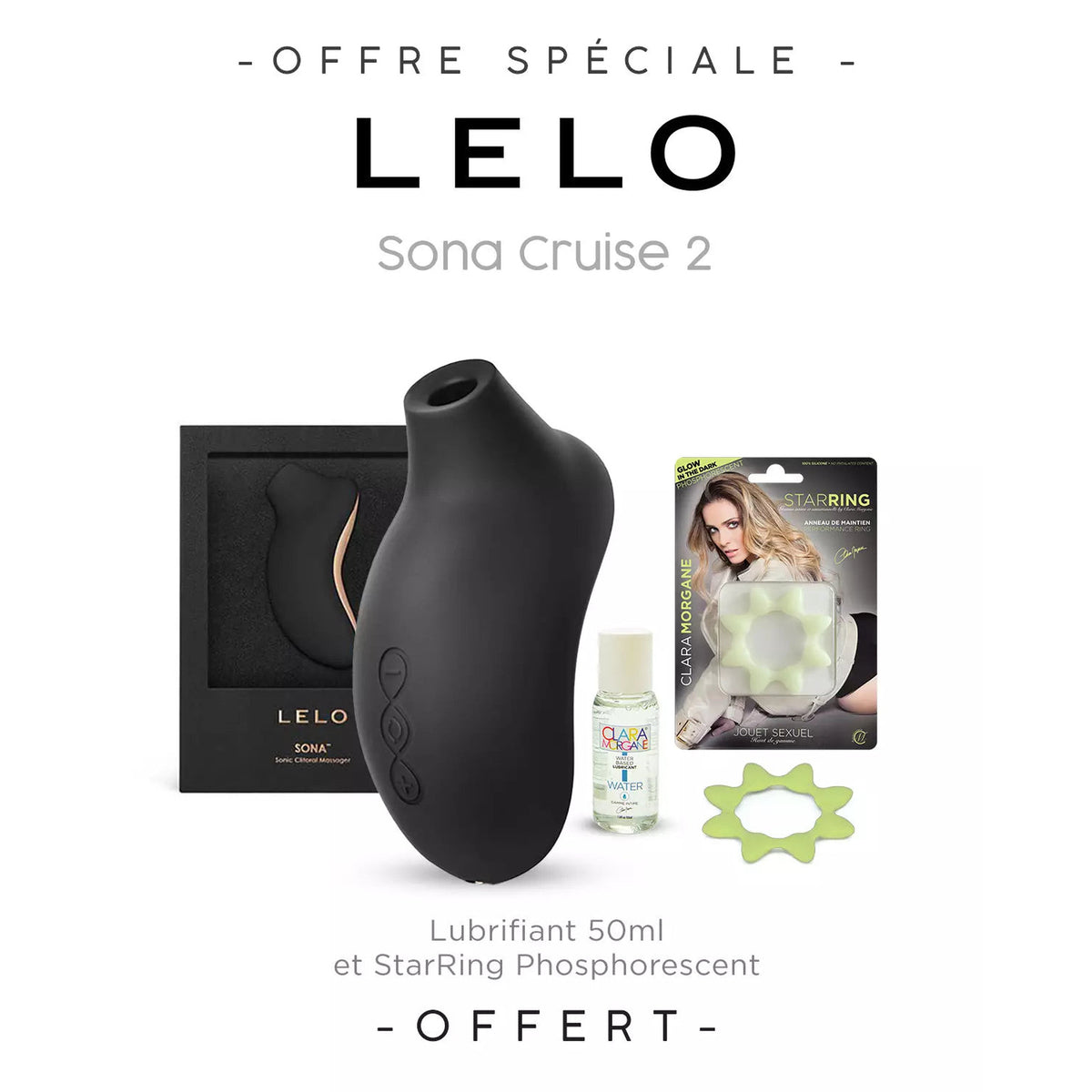 LELO Sona 2 Cruise noir – photo produit 1
