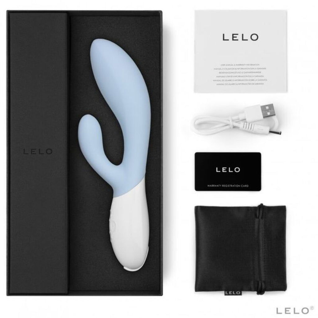 LELO INA 3 - Rabbit vibrant - Bleu céleste - photo produit 2