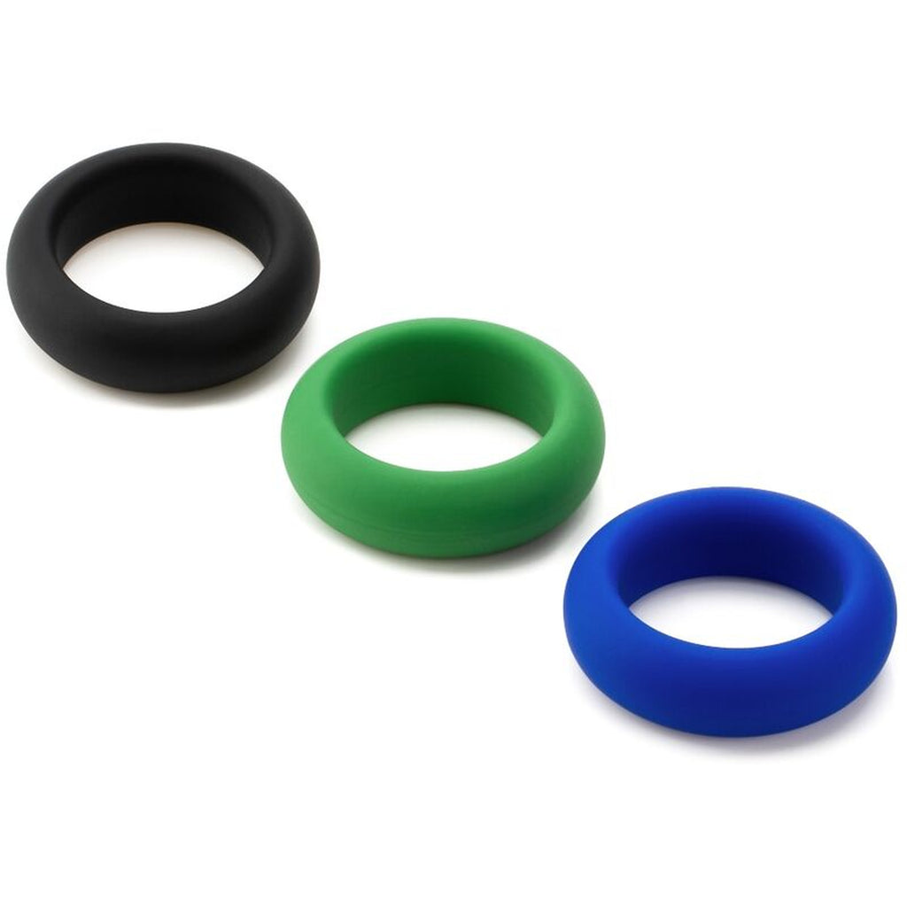 Je Joue Coffret de 3 anneaux péniens en silicone - photo produit 1
