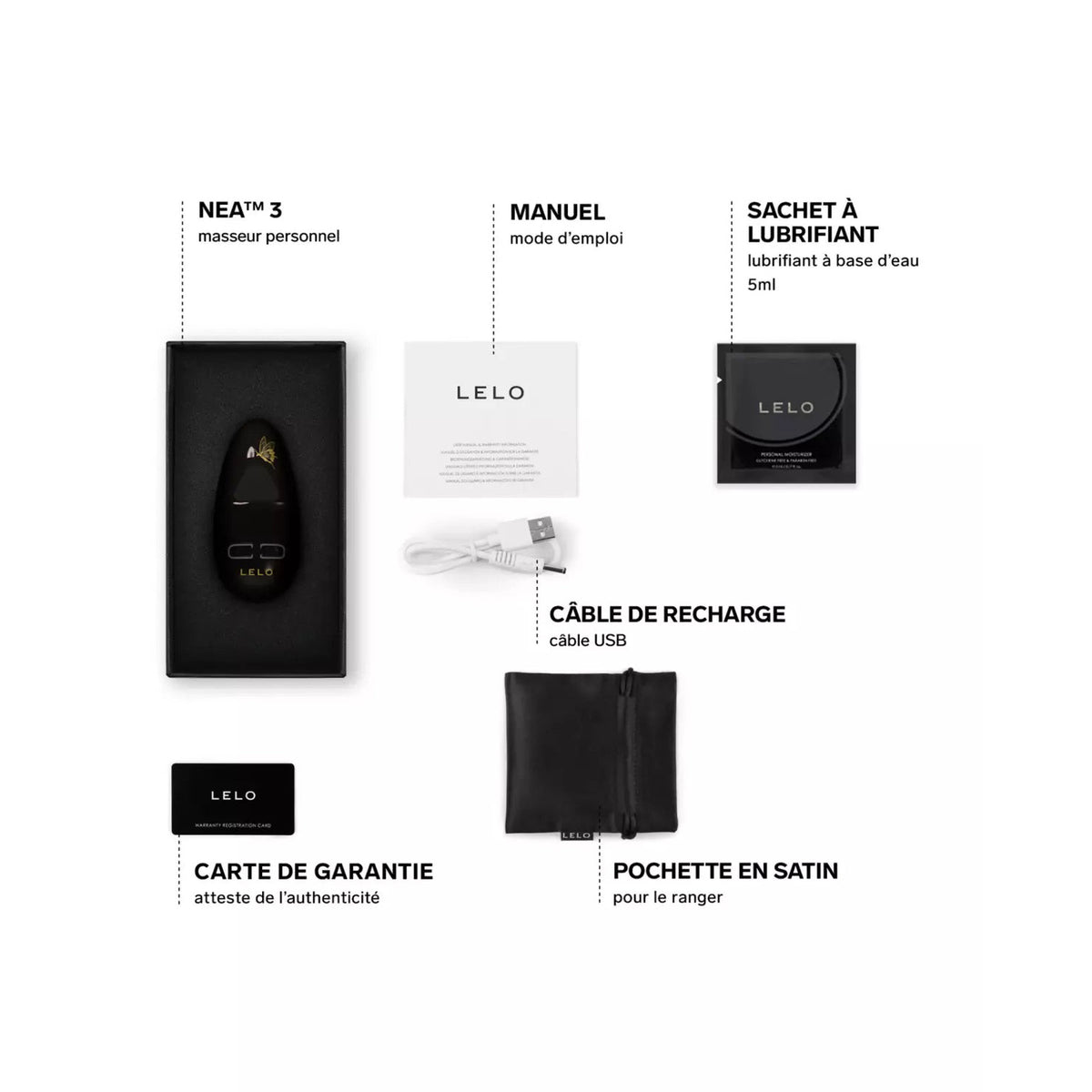LELO Nea 3 noir – photo produit 2
