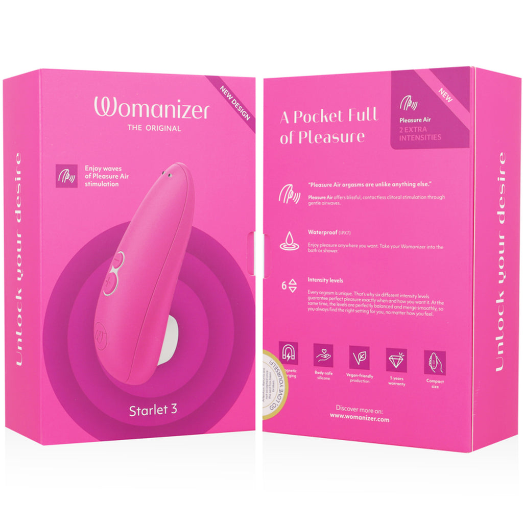 Womanizer Starlet 3 rose - Stimulateur clitoridien compact Pleasure Air - photo produit 7