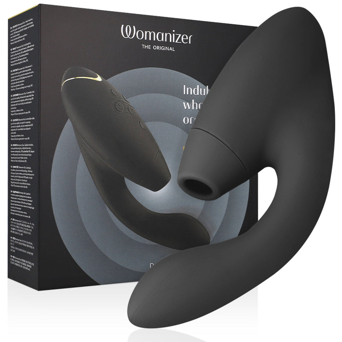 Double stimulateur Womanizer Duo 2 noir Pleasure Air et point G