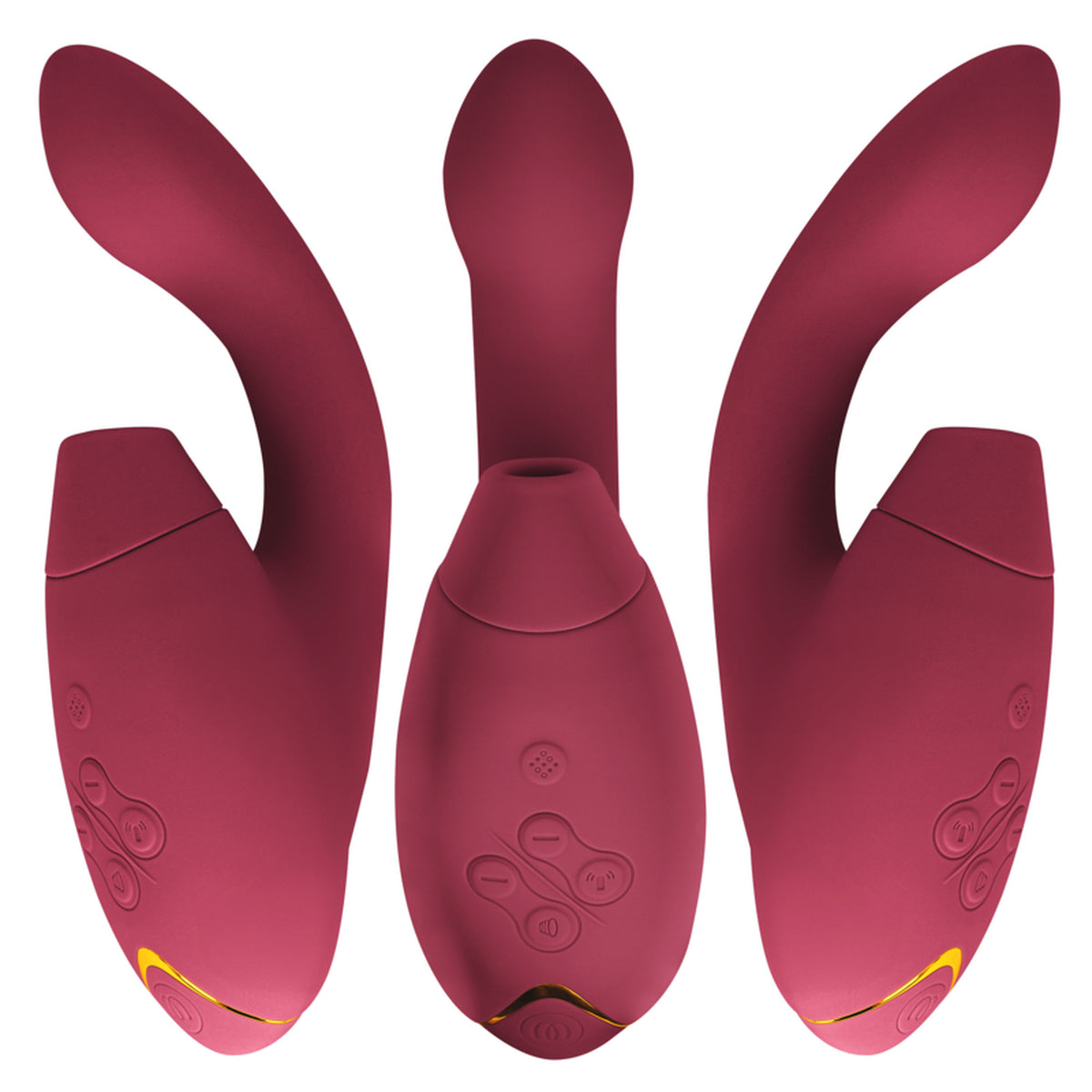 Womanizer Duo 2 bordeaux - Double stimulateur Pleasure Air - photo produit 2