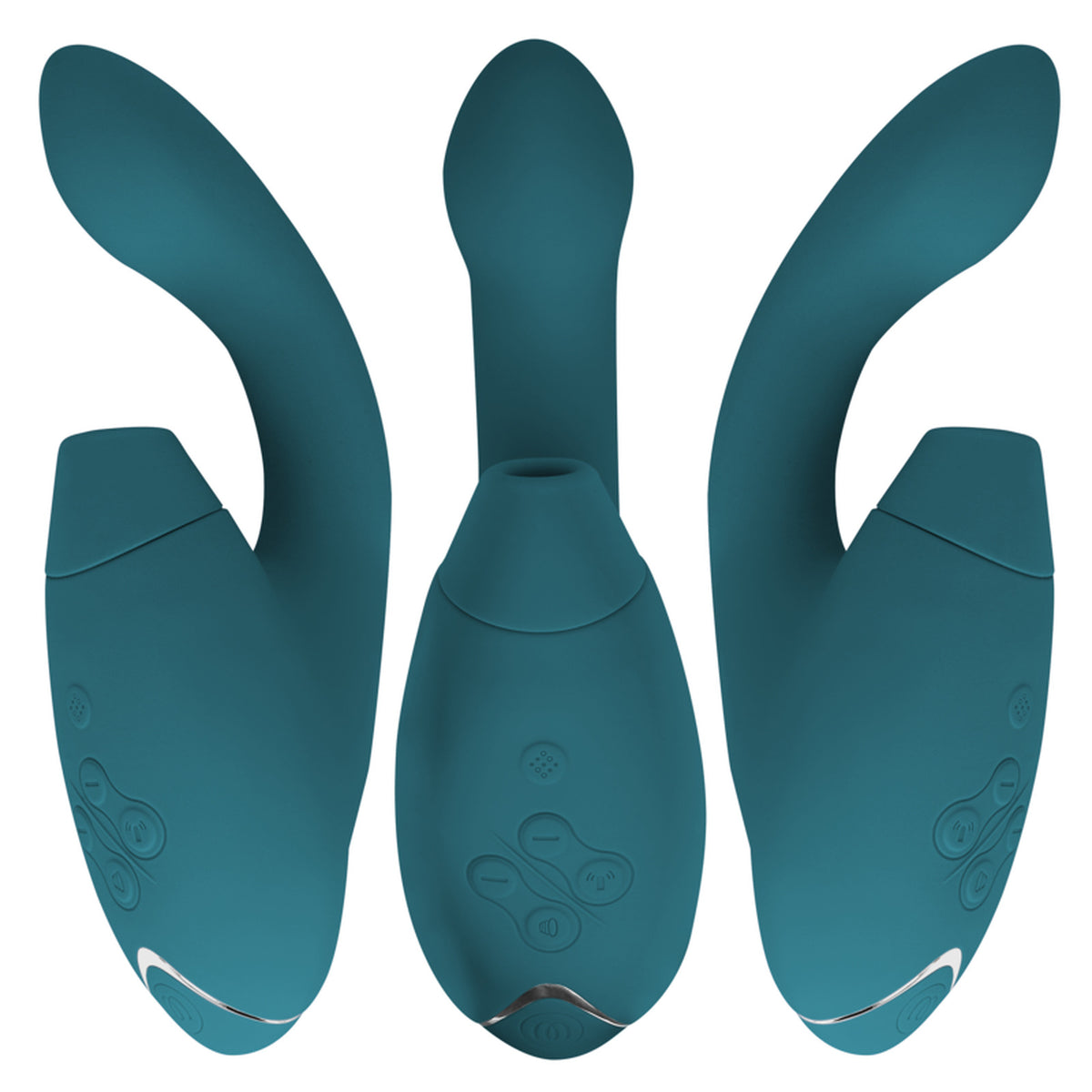 Womanizer Duo 2 bleu pétrole - Double stimulateur Pleasure Air - photo produit 2