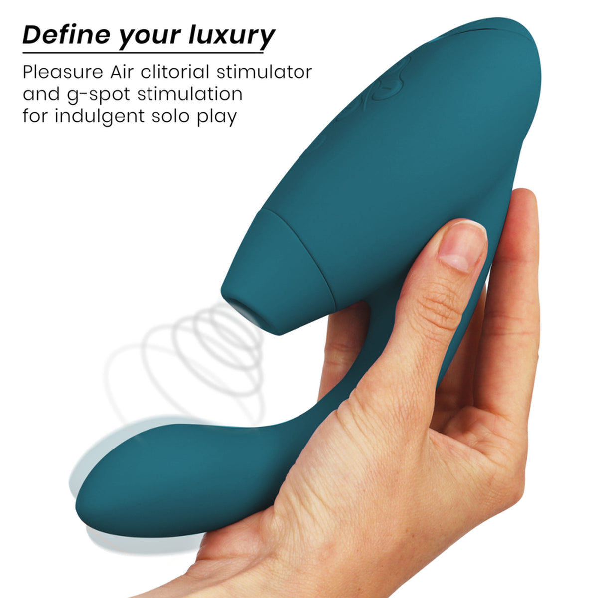 Womanizer Duo 2 bleu pétrole - Double stimulateur Pleasure Air - photo produit 3