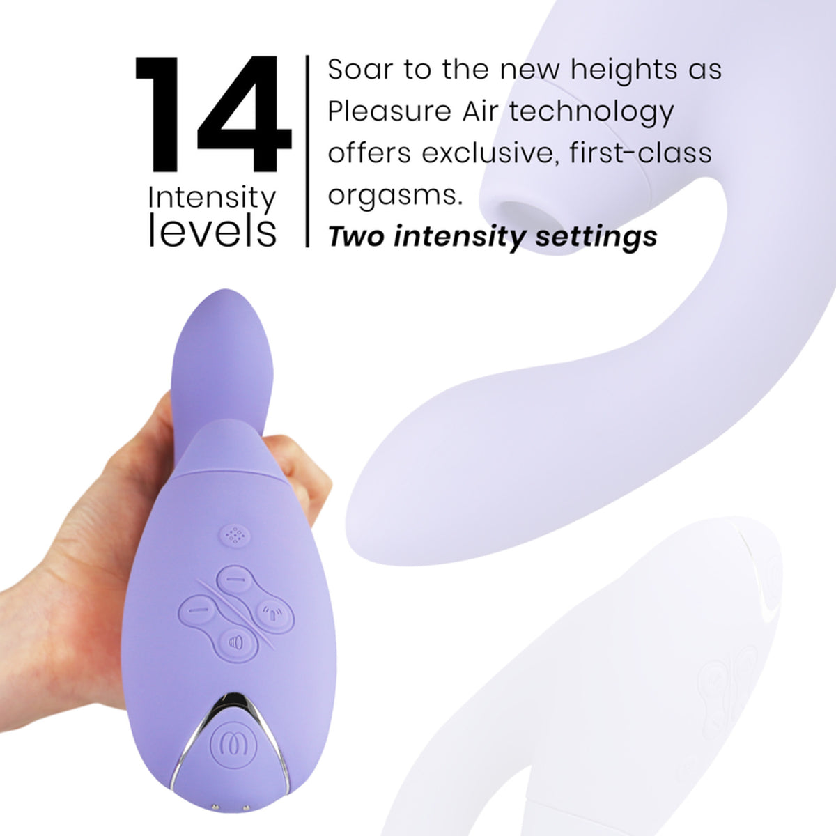 Womanizer Duo 2 lilas - Double stimulateur Pleasure Air - photo produit 5