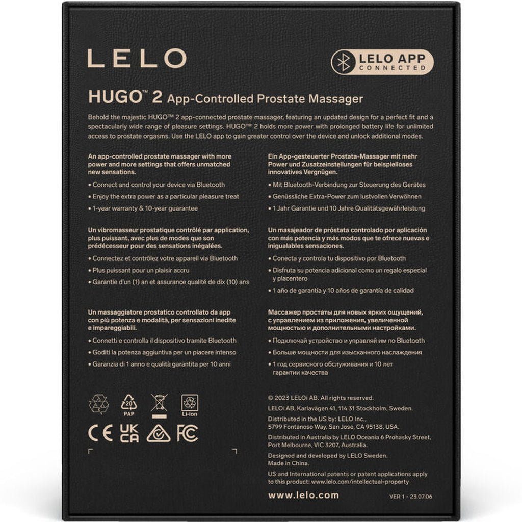 LELO HUGO 2 - Masseur prostatique connecté - Vert - photo produit 4
