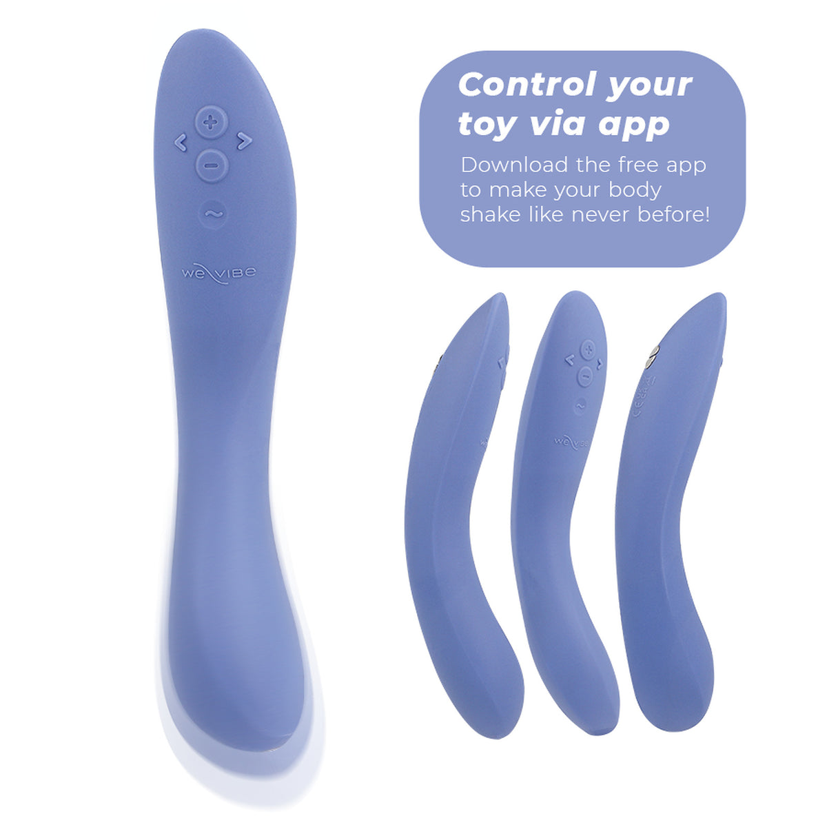 We-Vibe Rave 2 bleu - Vibromasseur point G connecté - photo produit 2
