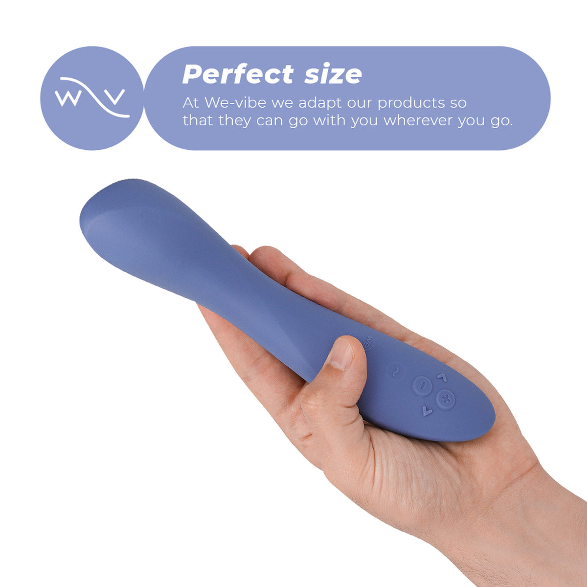 We-Vibe Rave 2 bleu - Vibromasseur point G connecté - photo produit 3