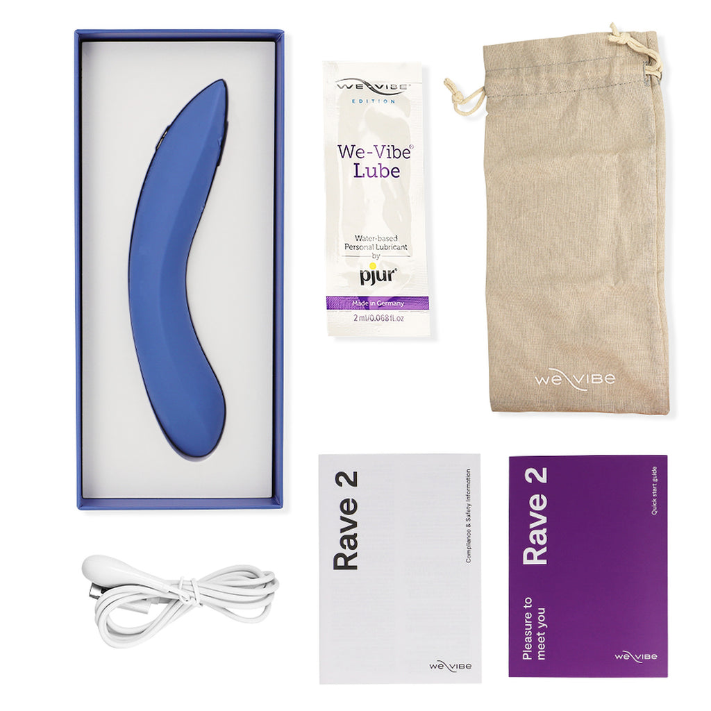 We-Vibe Rave 2 bleu - Vibromasseur point G connecté - photo produit 6